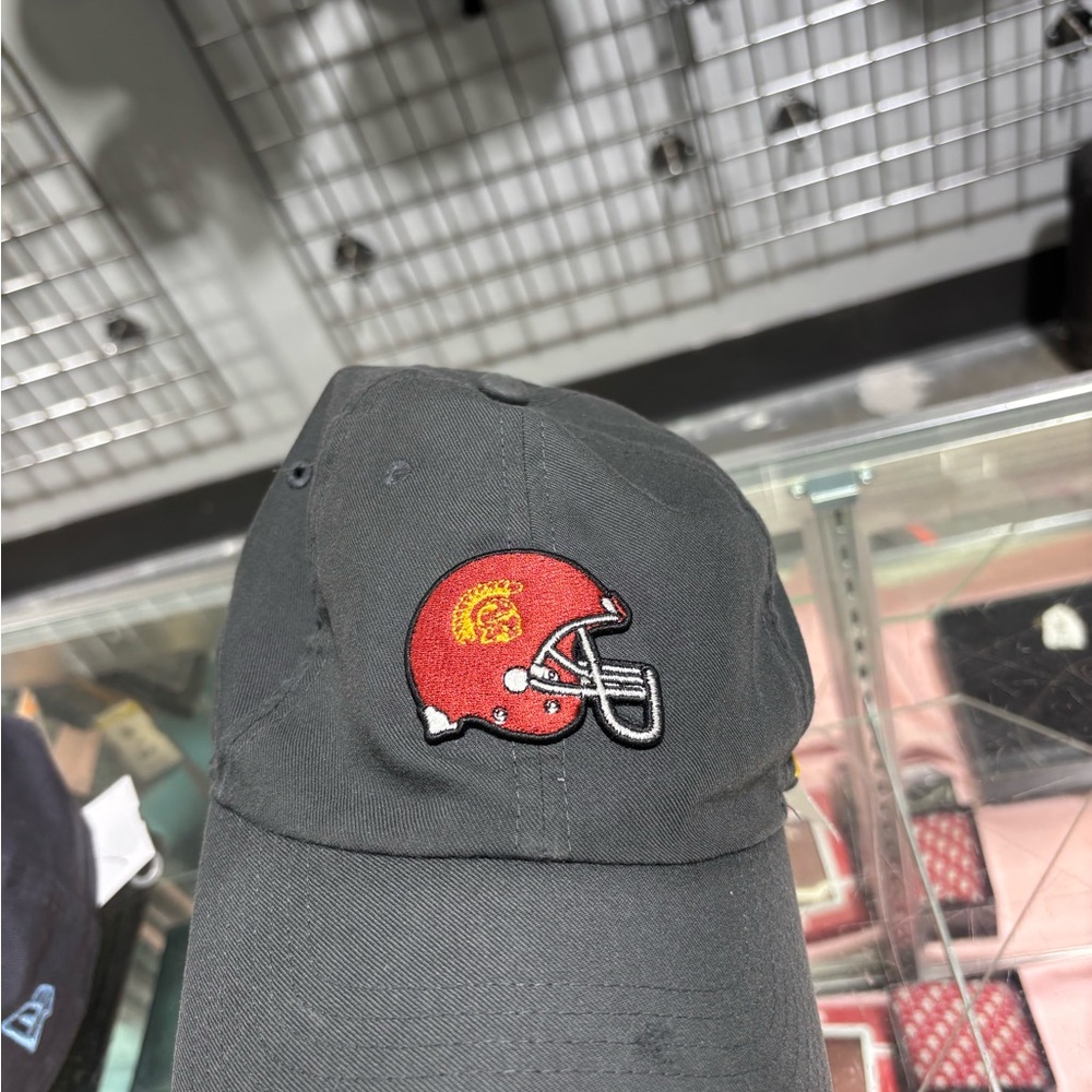 Nike Black Hat with Red Helmet Logo